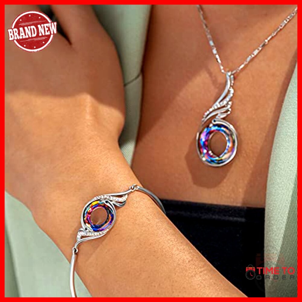 Adjustable Bangle Bracelet Sparkling Austrian Cry… - image 5